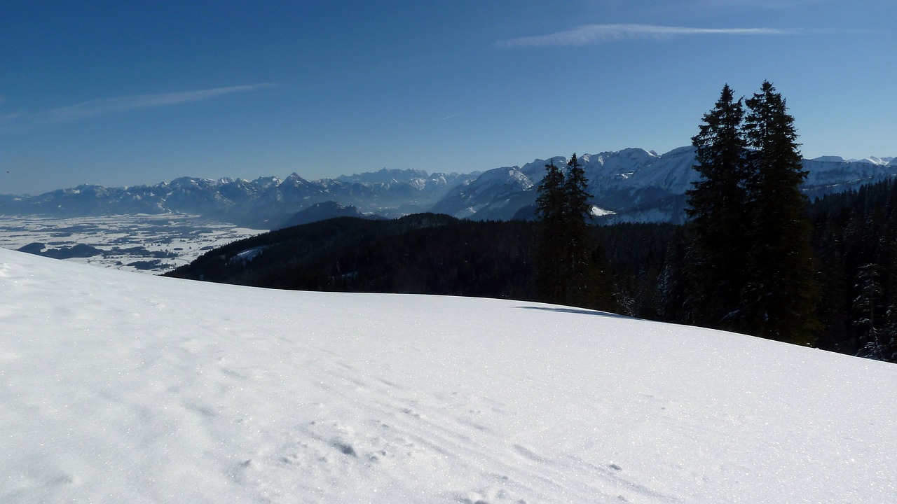 winter alpine pointed allgäu free photo