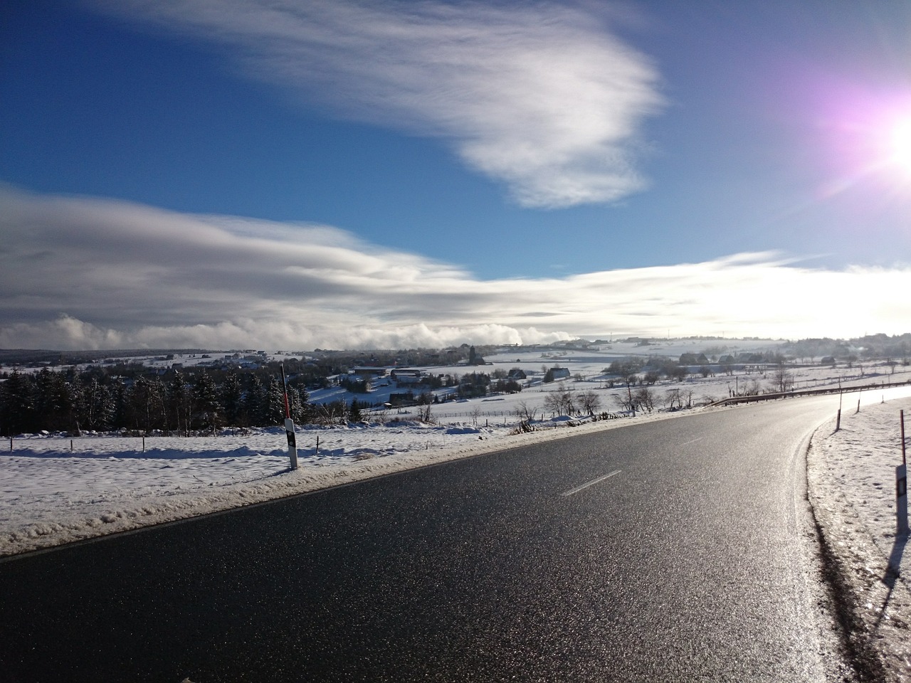 winter landscape snow free photo