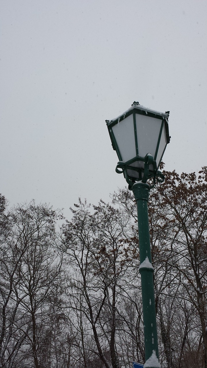 winter lantern snow free photo