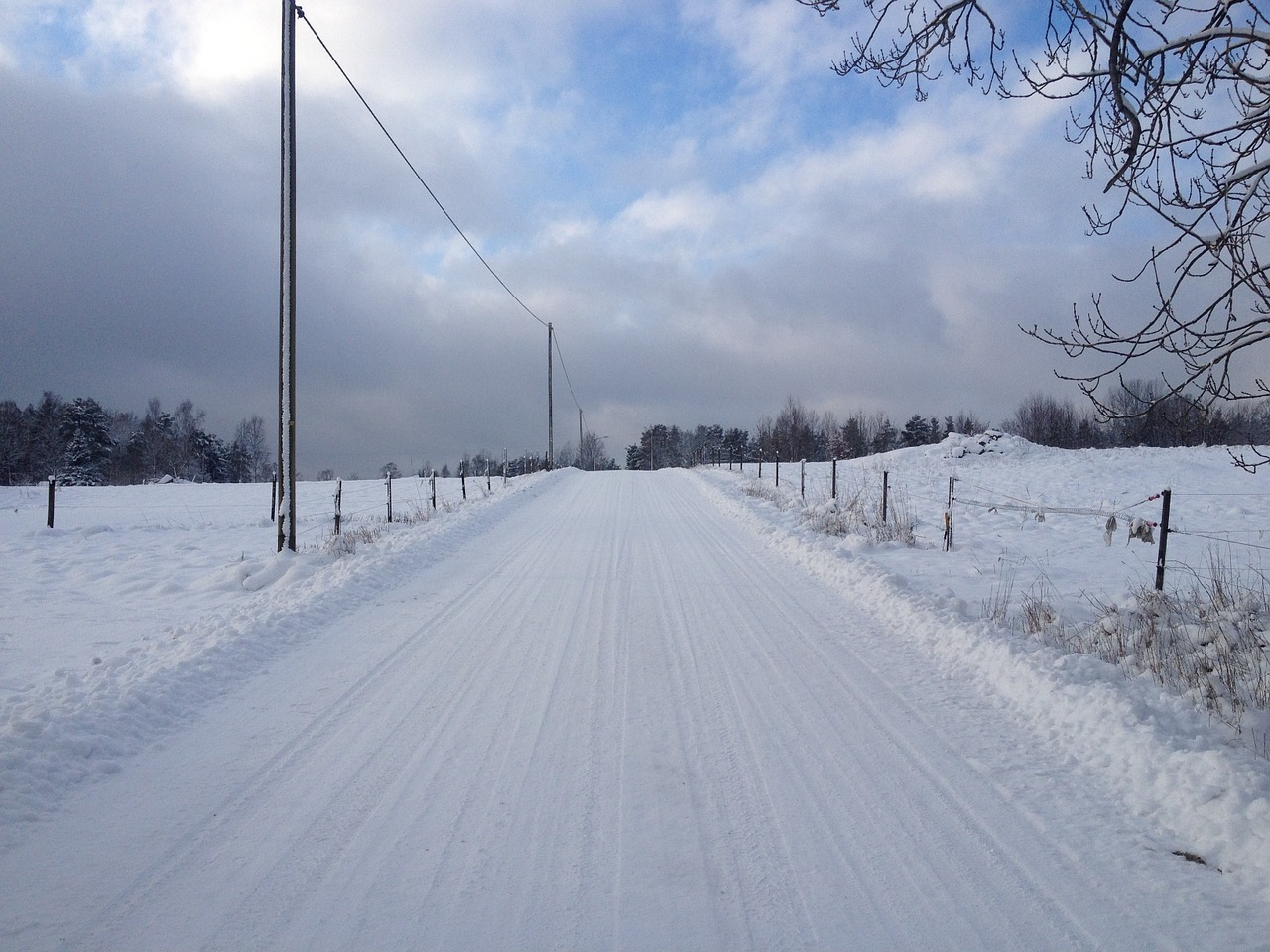 winter snow twilight free photo