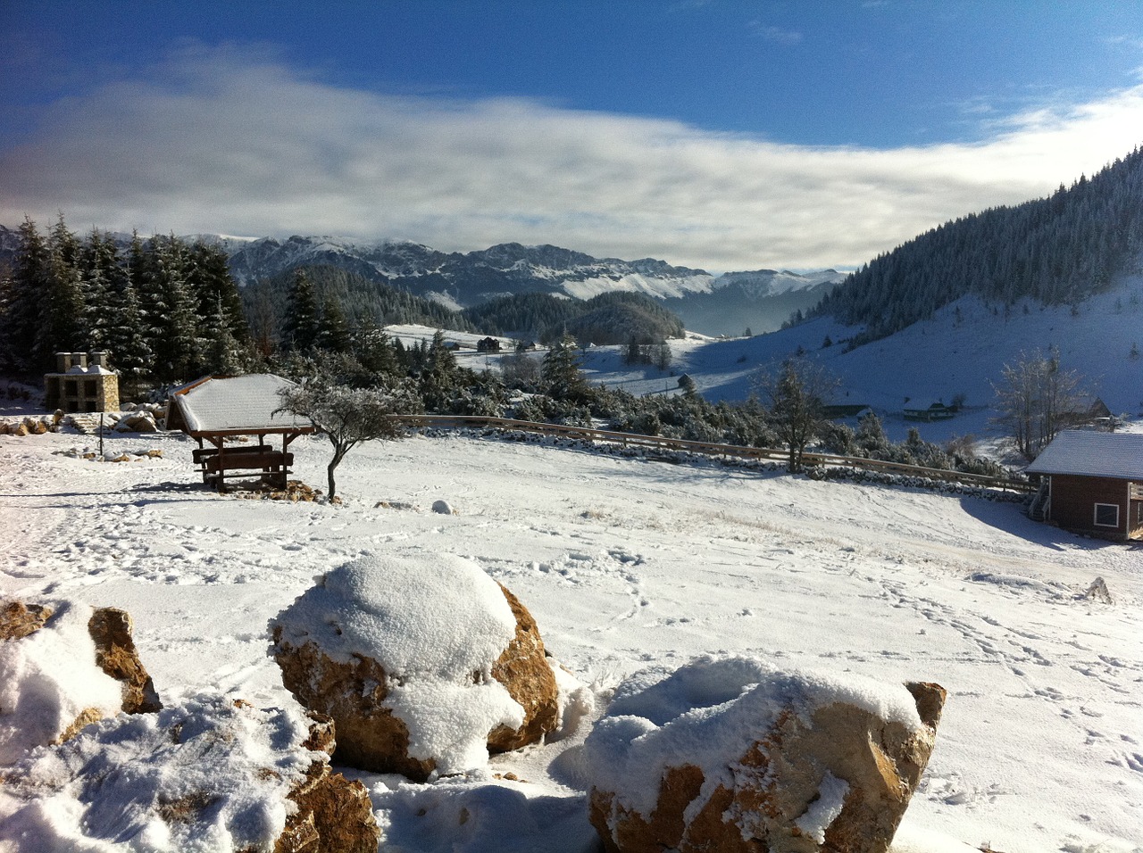 winter snow landscape free photo