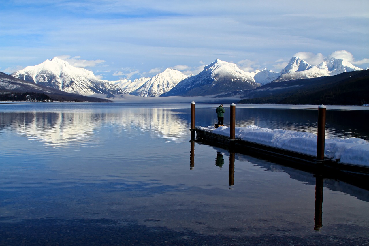 winter fishing fishing boat dock free photo