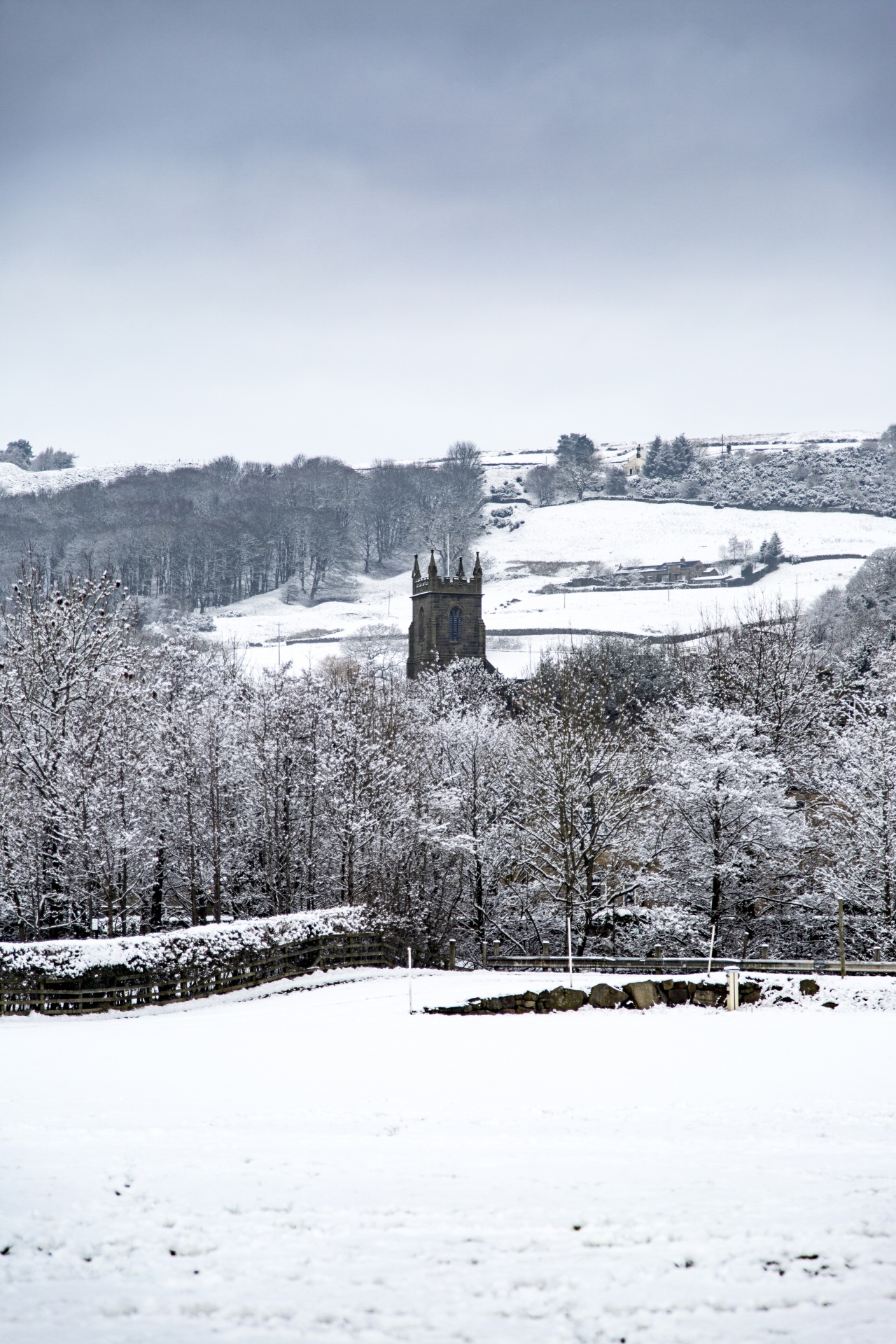 winter farm yorkshire free photo