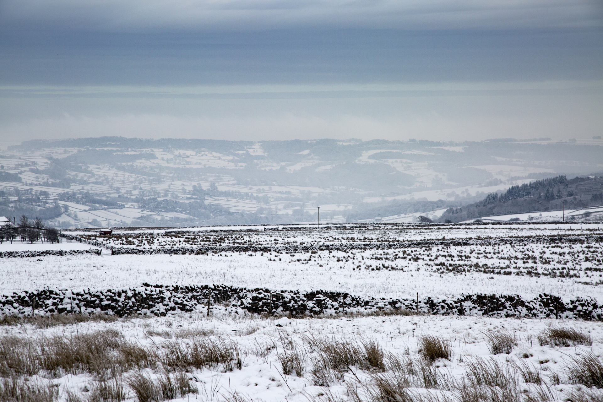 winter farm yorkshire free photo