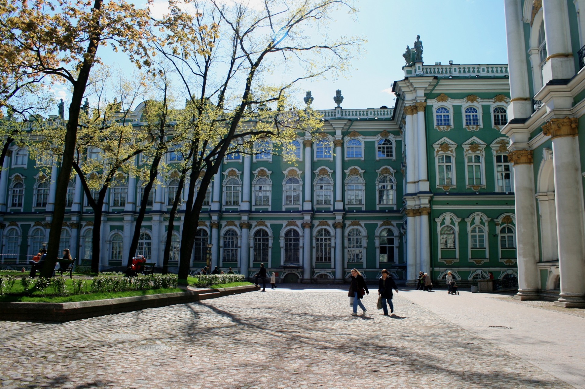 Западный фасад зимнего дворца