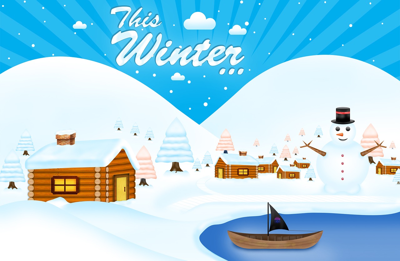 winter village winter winter scenery free photo