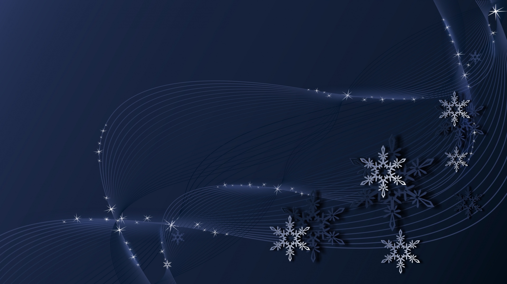 Winter Night, blue, christmas, dark, HD phone wallpaper