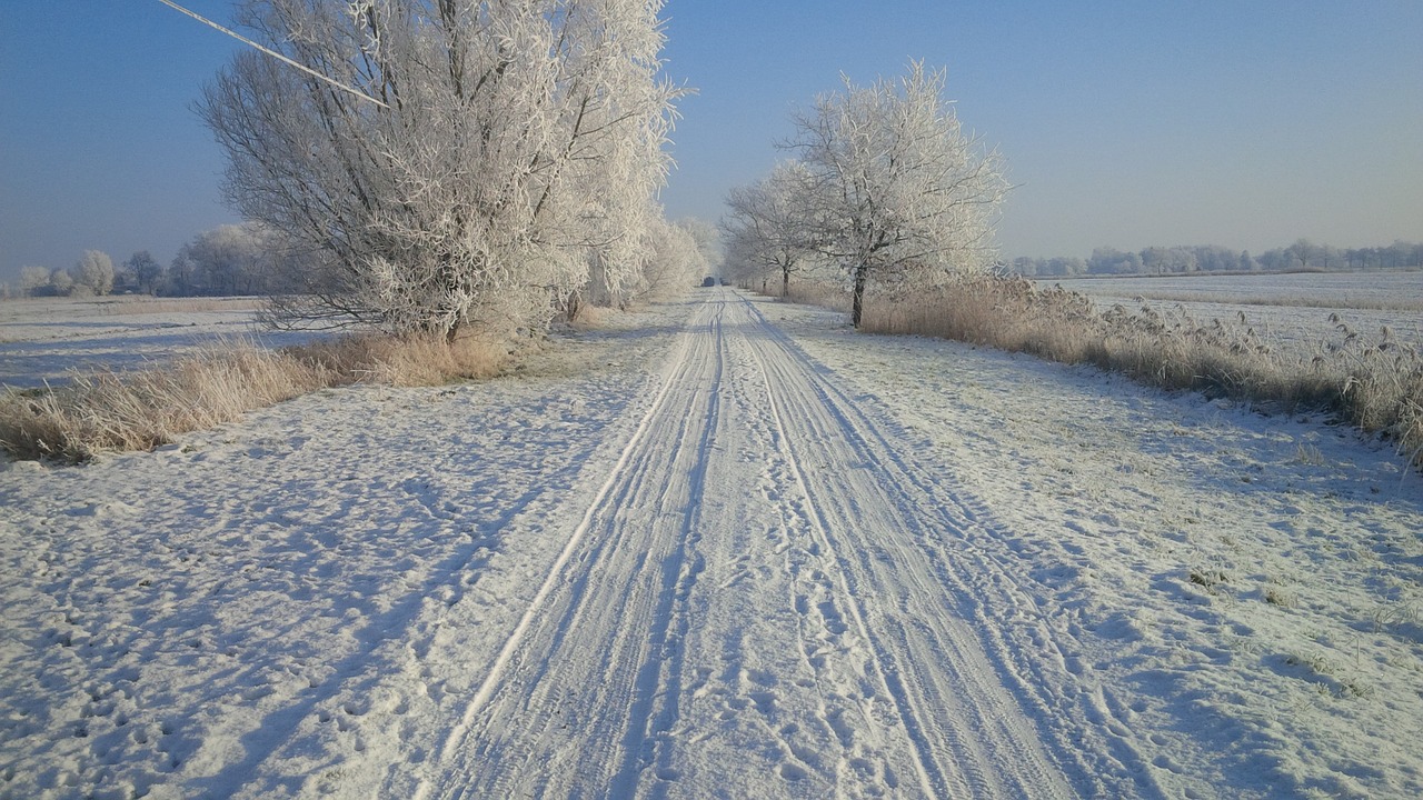 wintry snow old country free photo