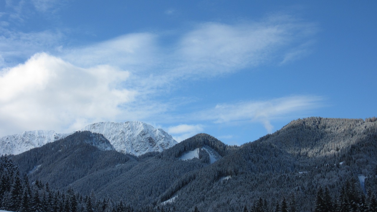 wintry new zealand landscape free photo