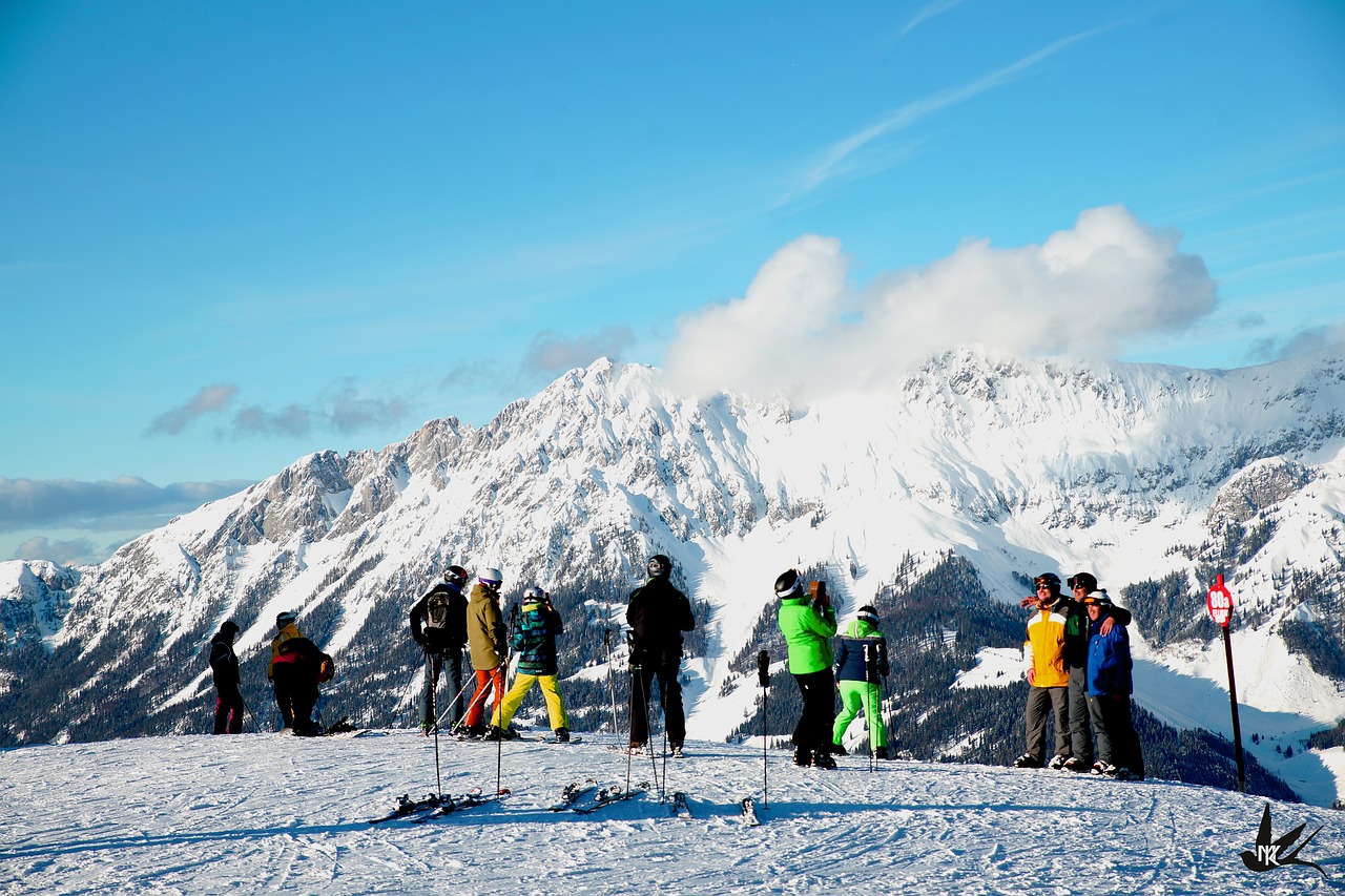 wintry  mountains  panorama free photo