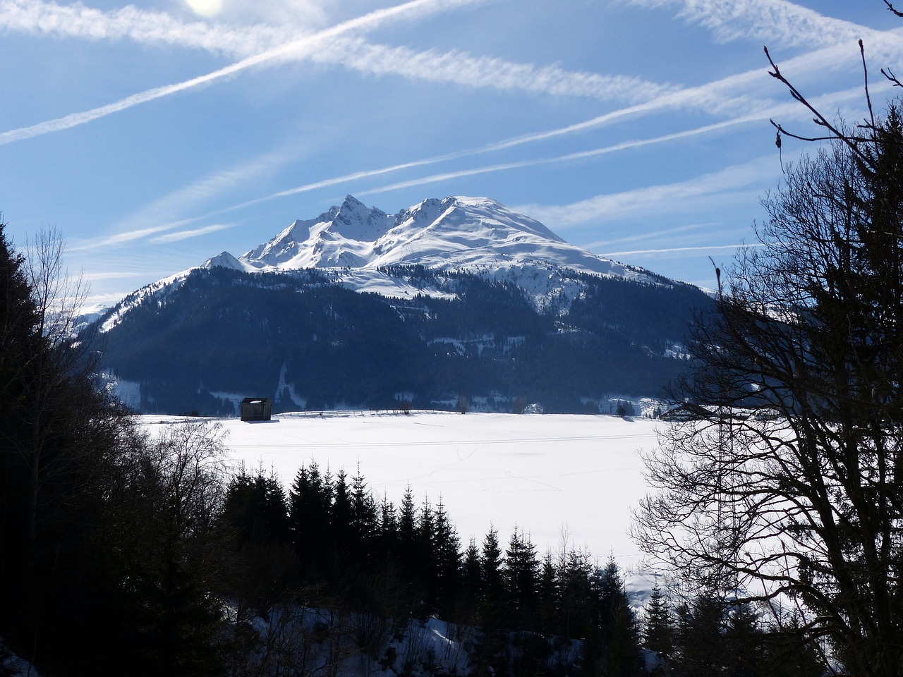 wintry high tauern mountains free photo