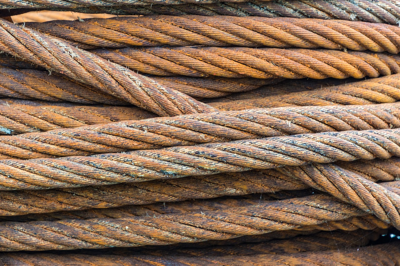 wire wire rope rust free photo