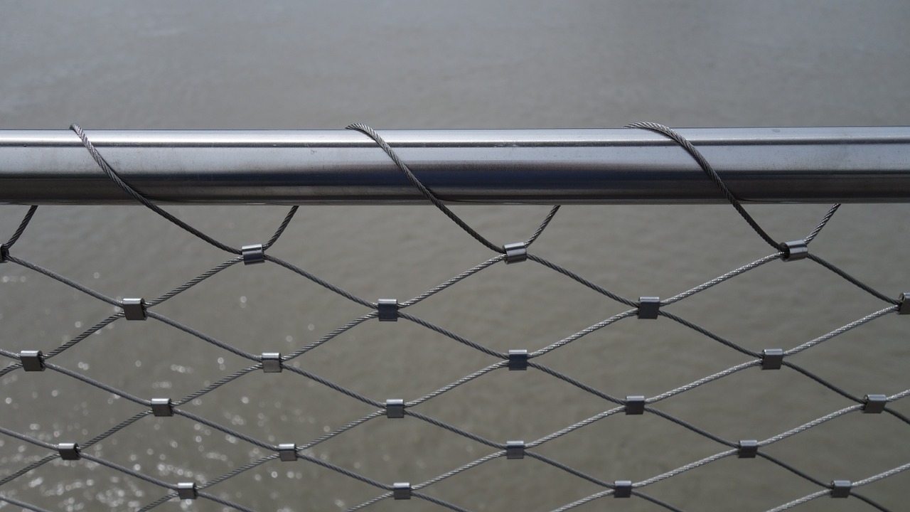 wire tube railing free photo