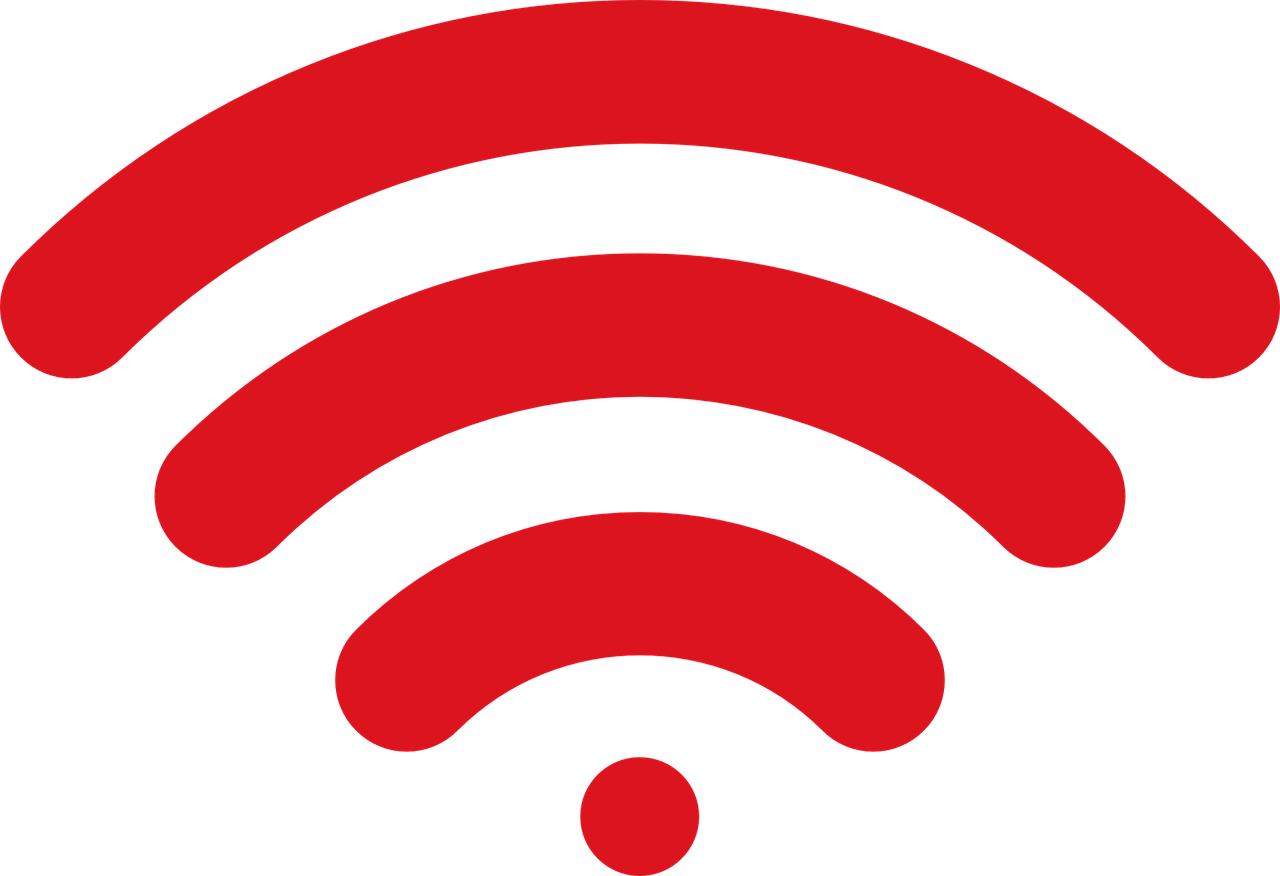 Tv radio internet transmission signal Royalty Free Vector