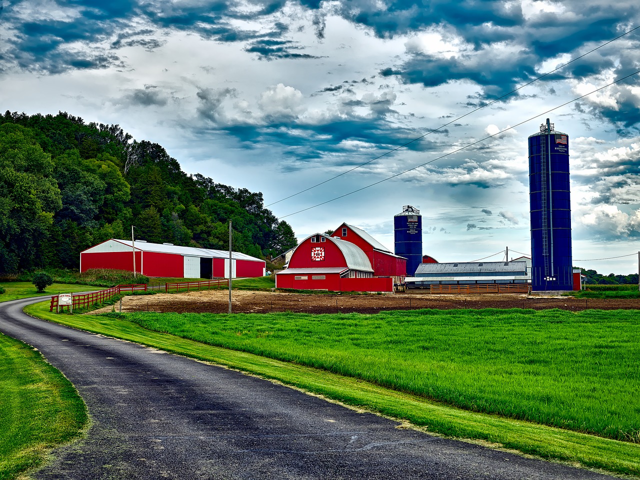 wisconsin farm silo free photo