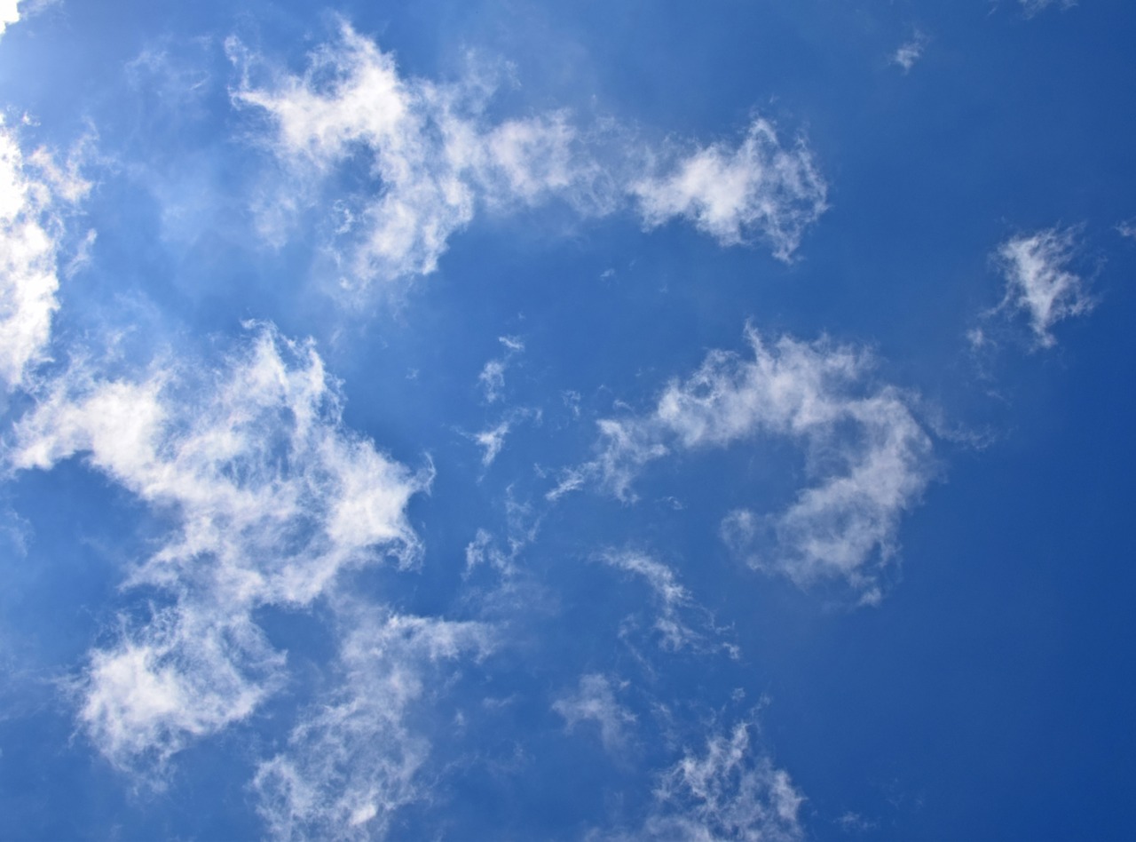 wispy clouds cloudscape skyscape free photo