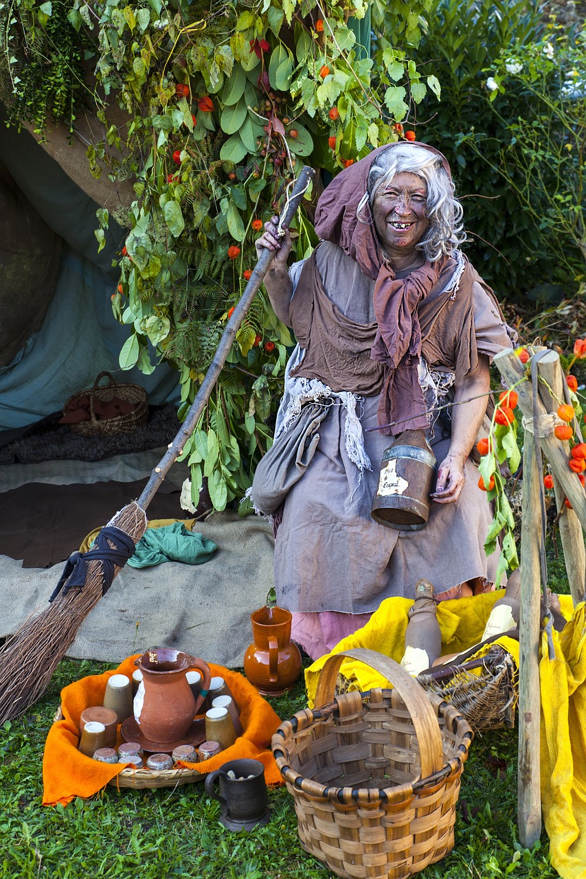 witch old woman beggar free photo