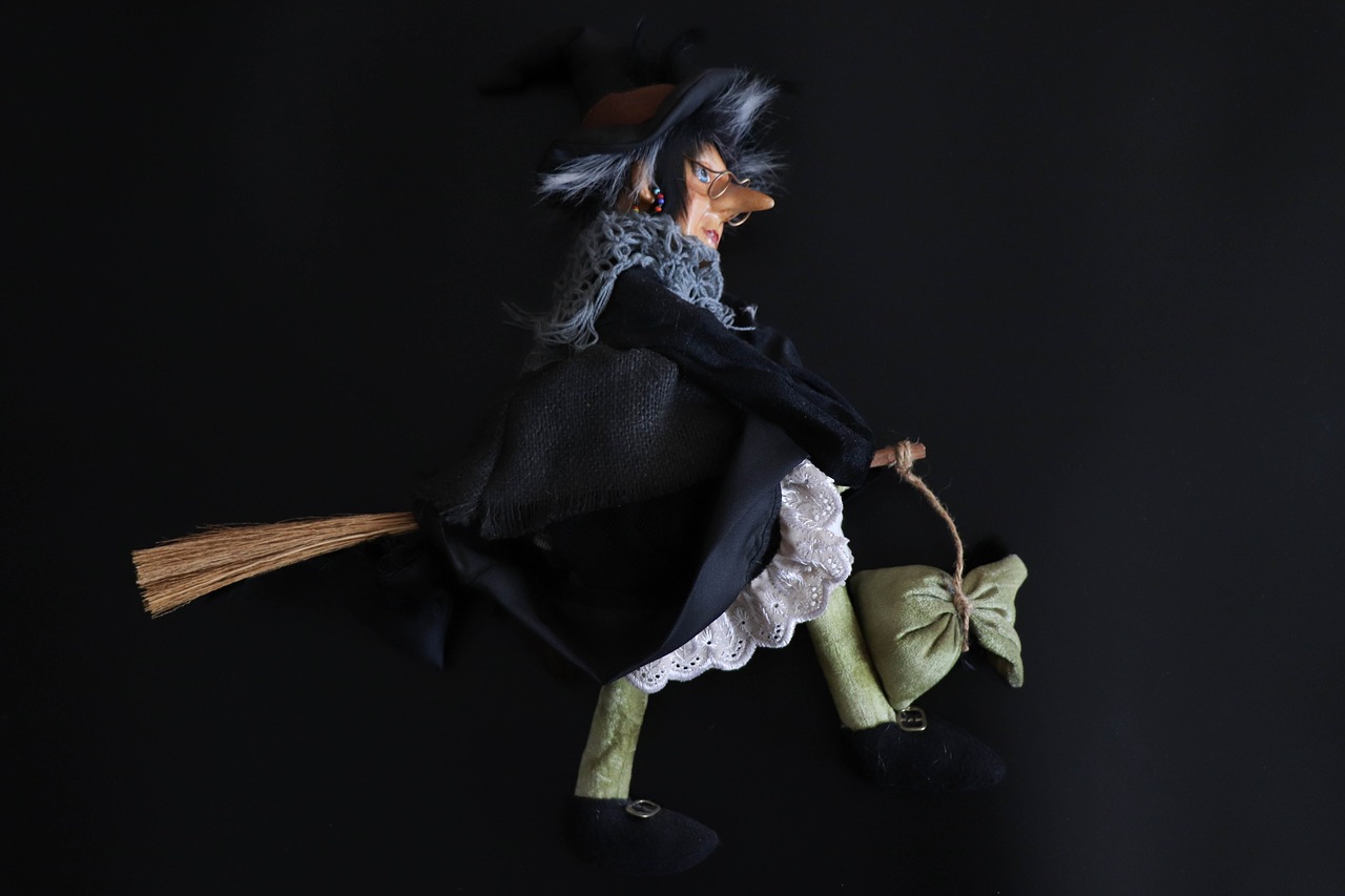 witch  baby doll  halloween free photo