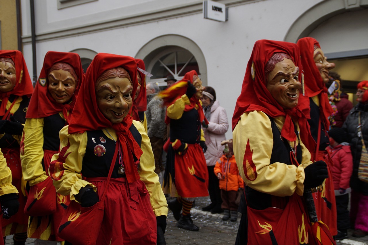 witches fire witch strassenfasnet free photo