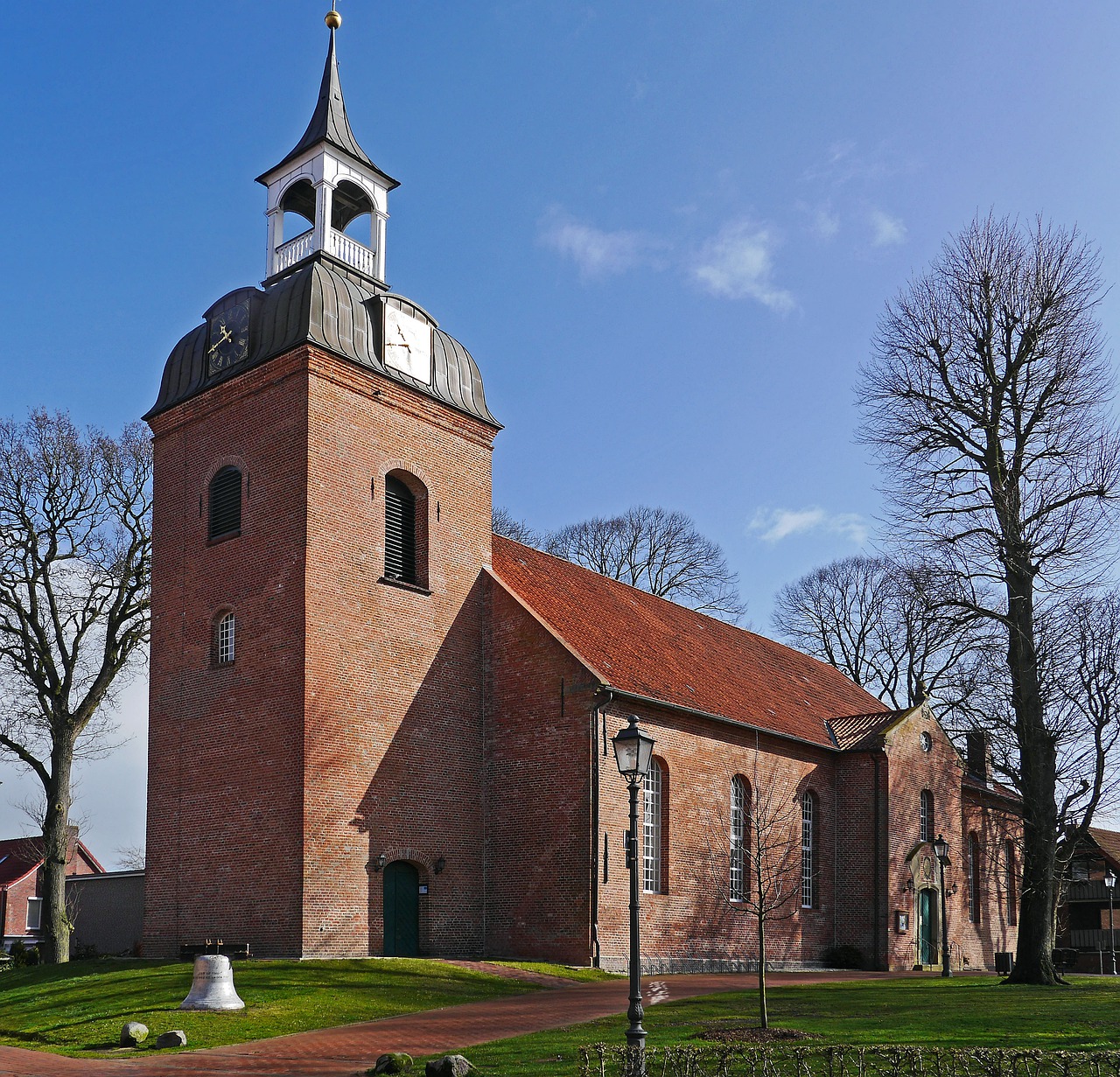 wittmund east frisia city church free photo