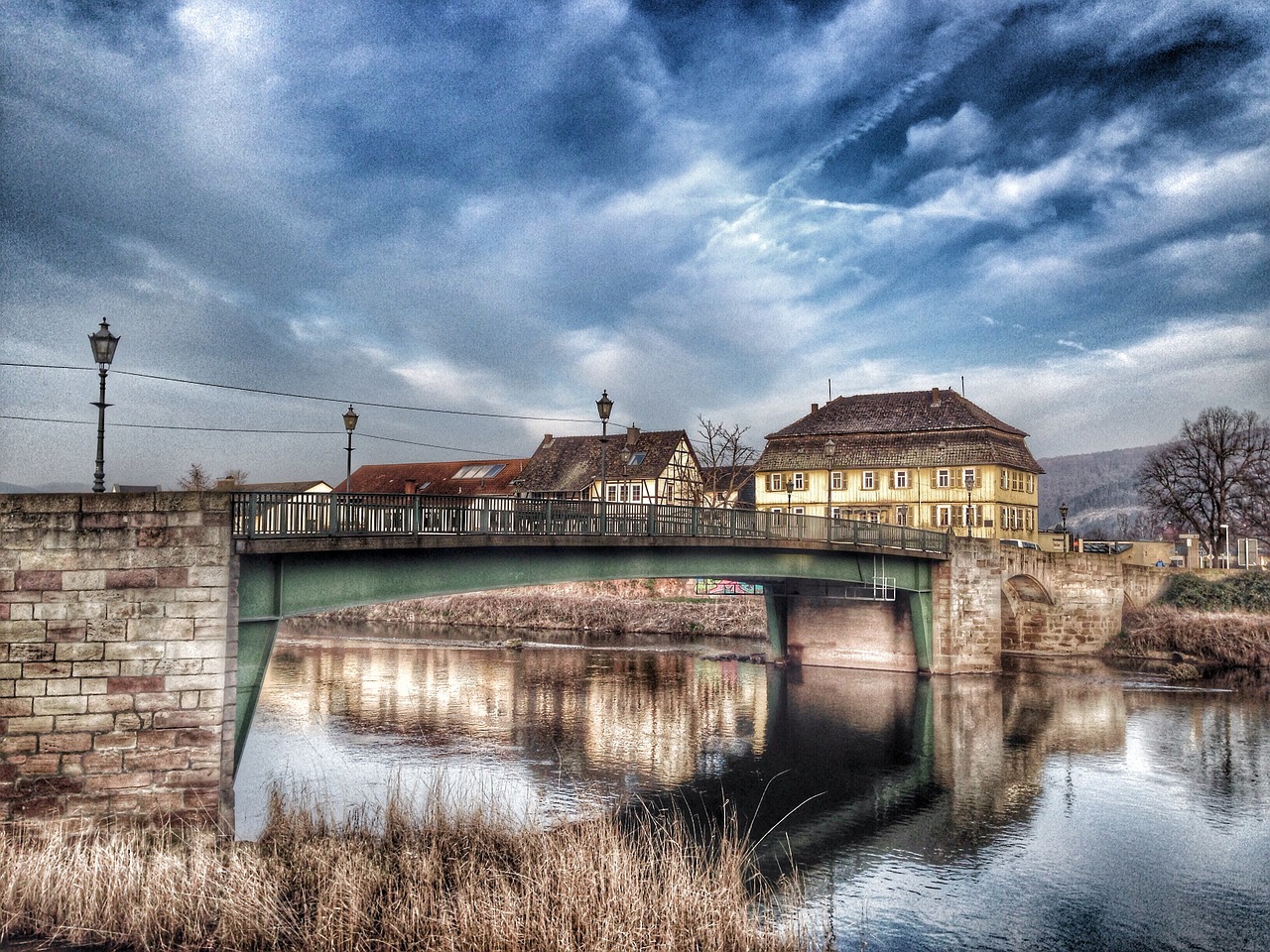witzenhausen bridge river free photo