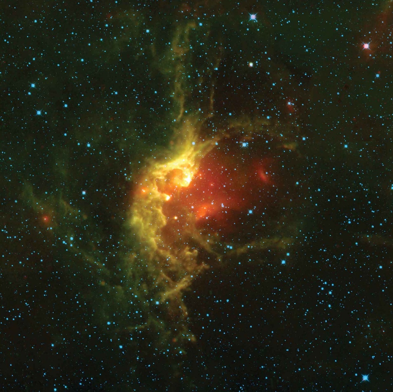 wizard nebula space stars free photo