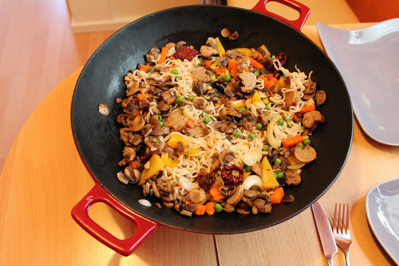 wok cook asia free photo