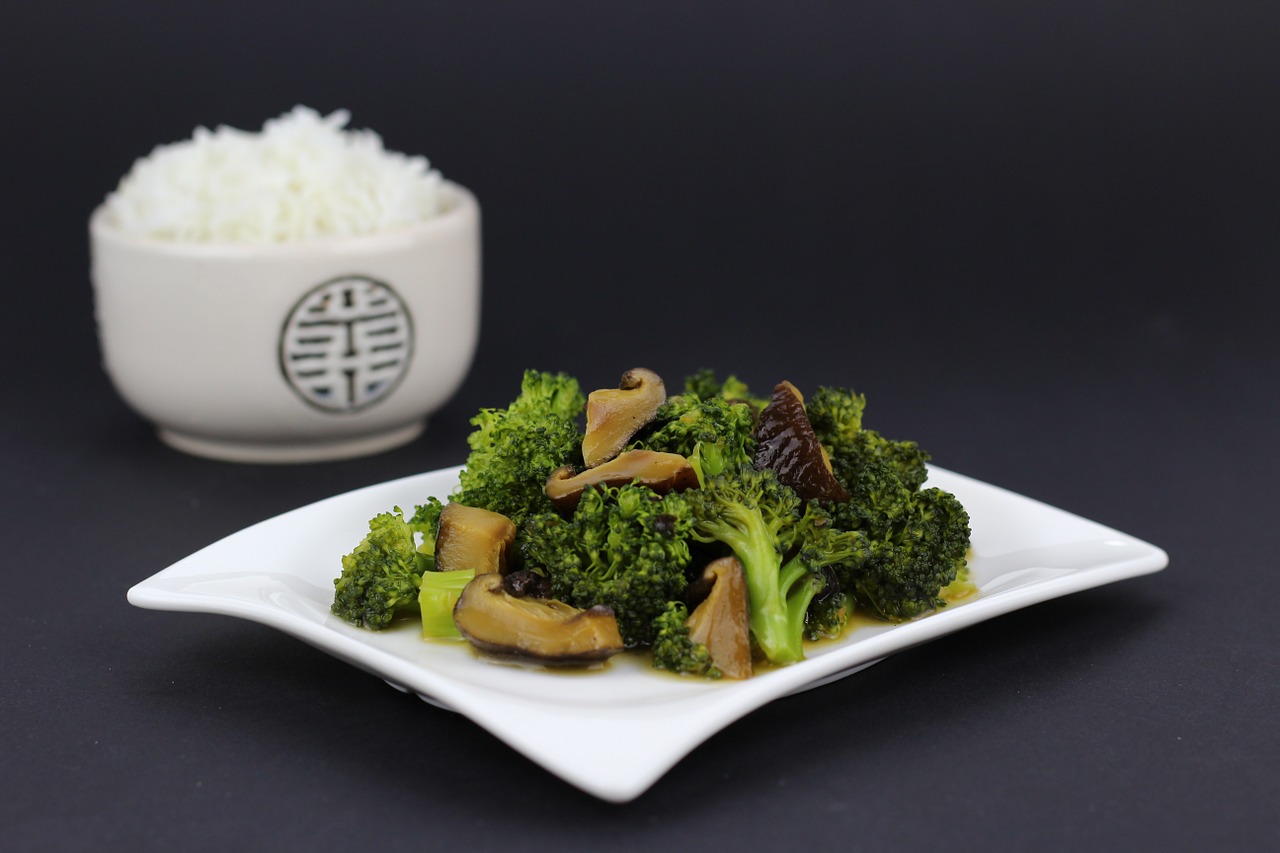 wok dish asia rice free photo