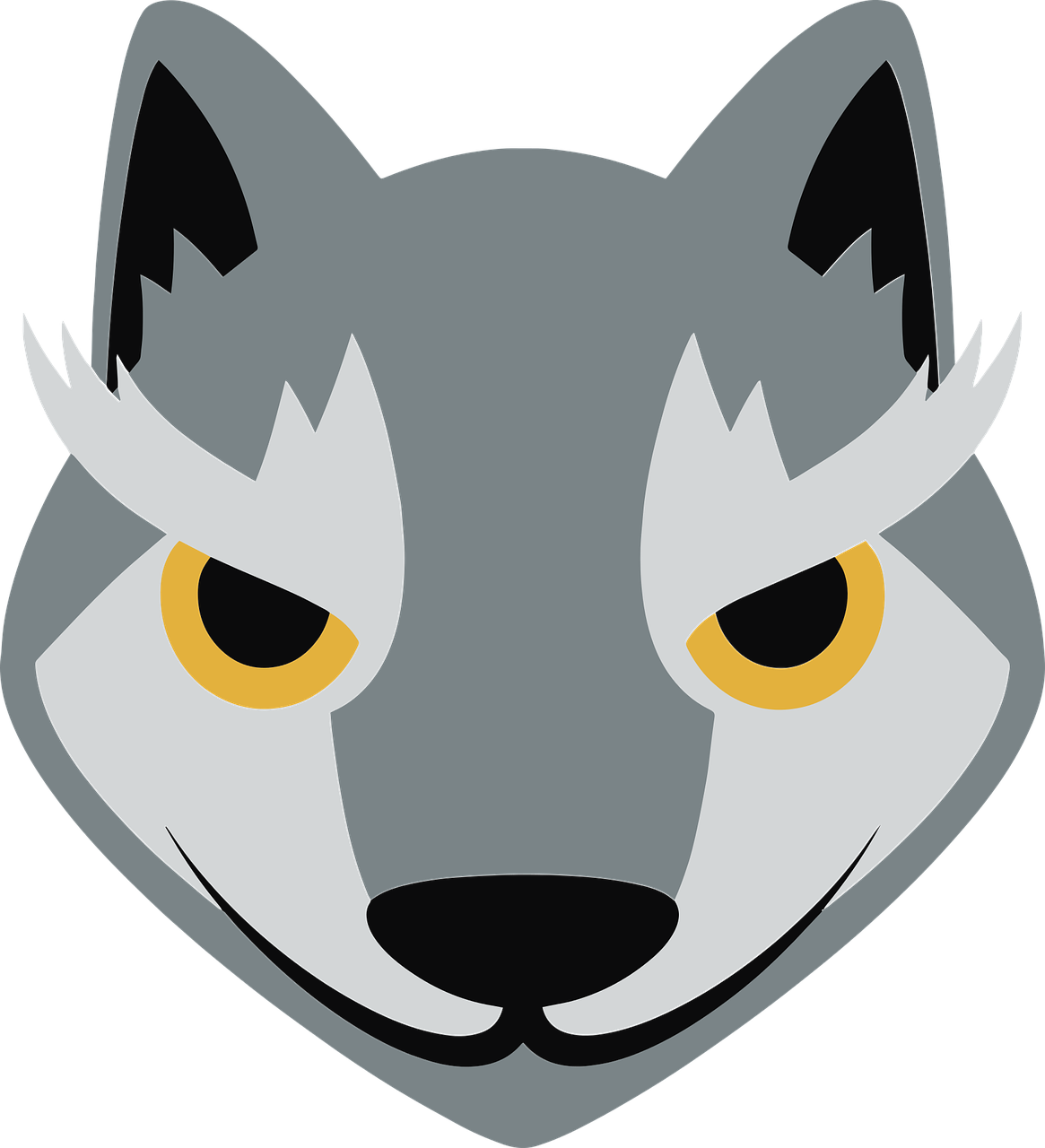 wolf emoji animals free photo
