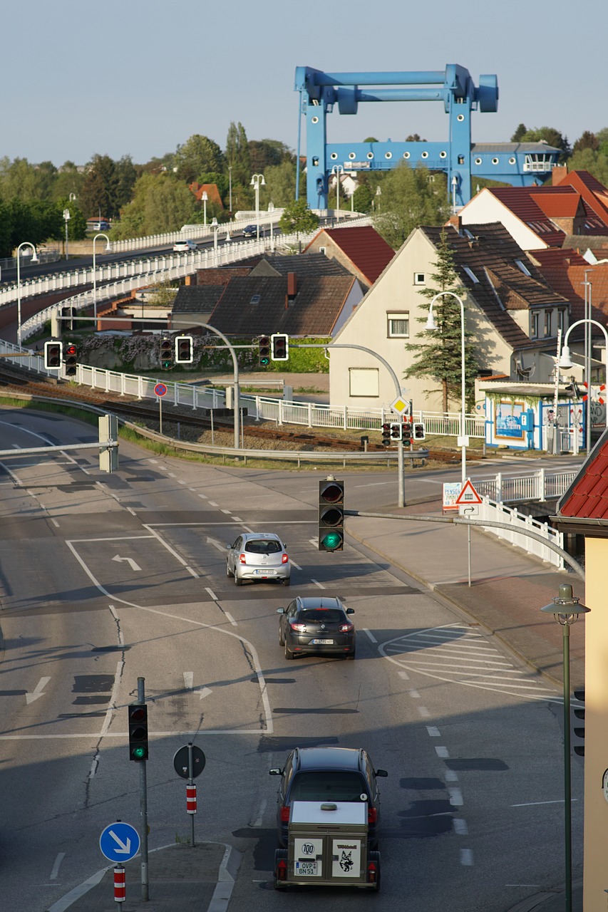 wolgast blue wonder bridge free photo