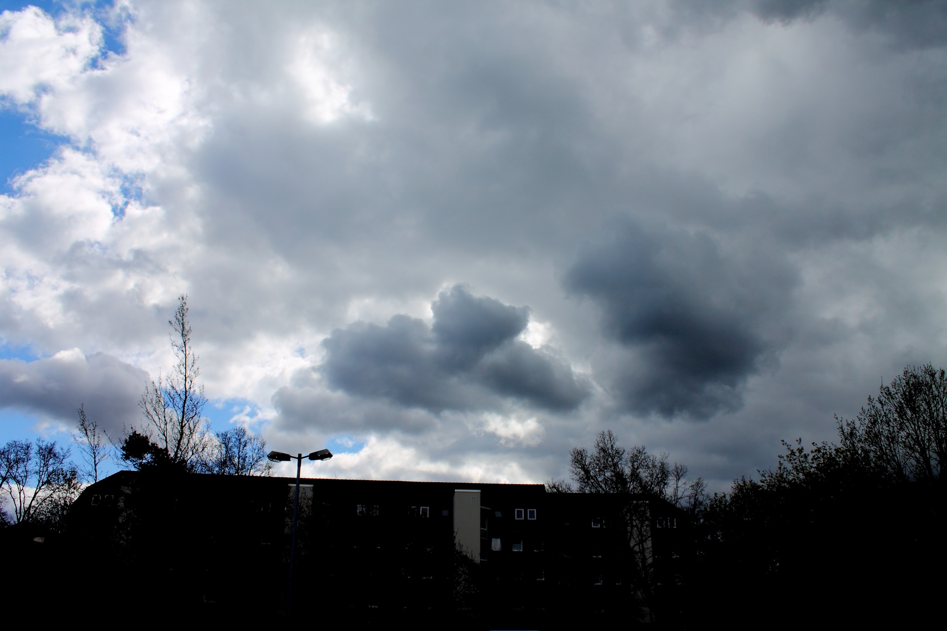 clouds blue form free photo