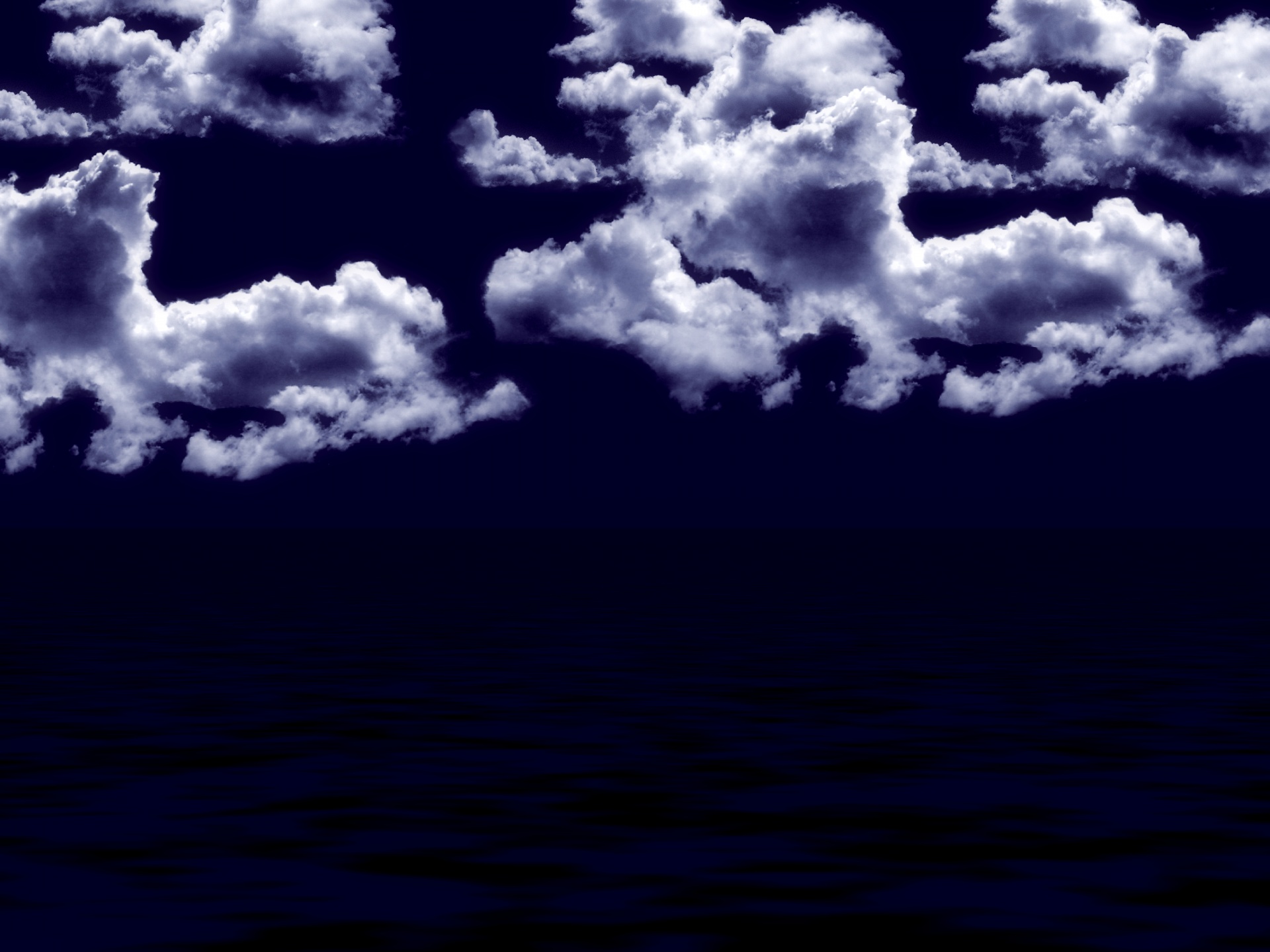 clouds sea background free photo