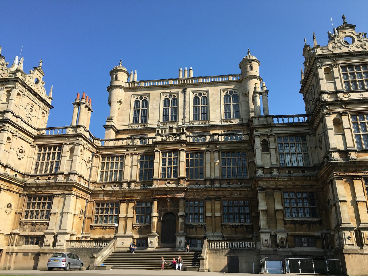 wollaton hall nottingham aged free photo