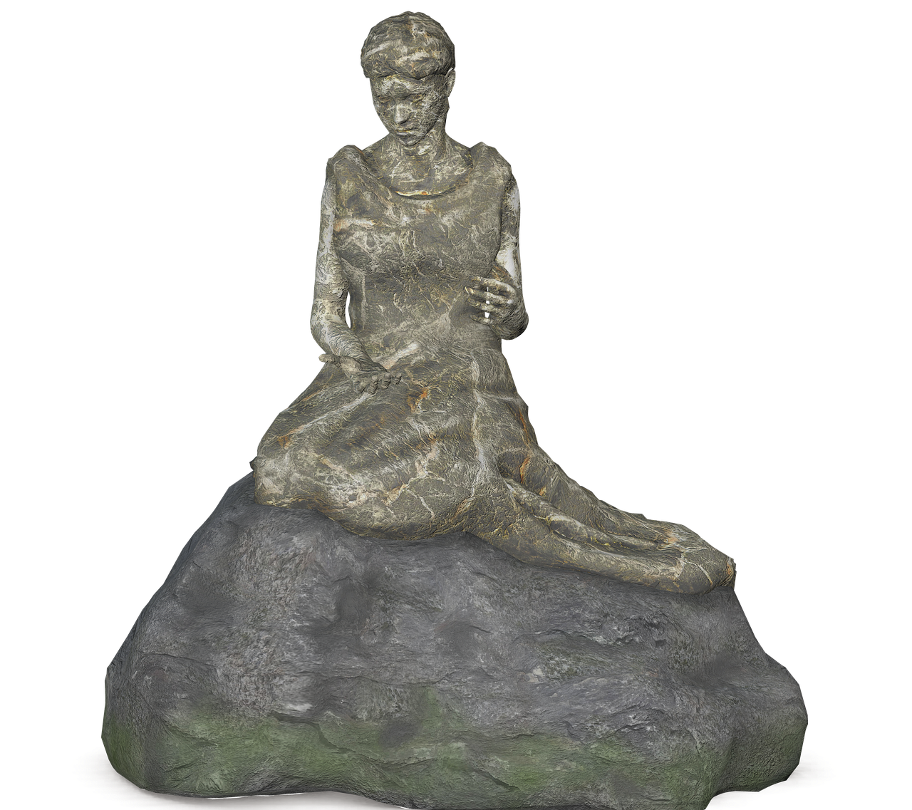 woman stone figure free photo