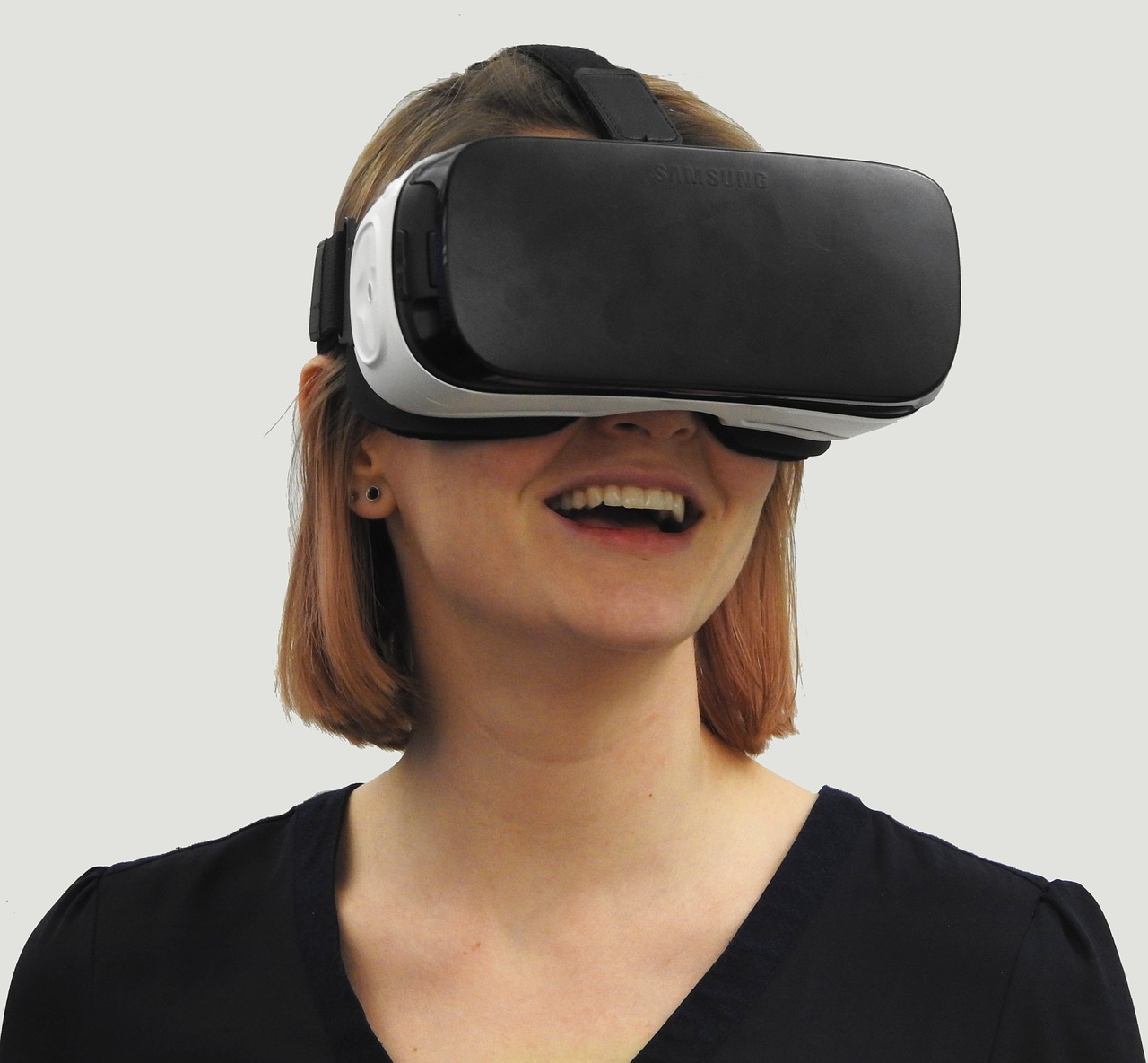 woman vr virtual reality free photo