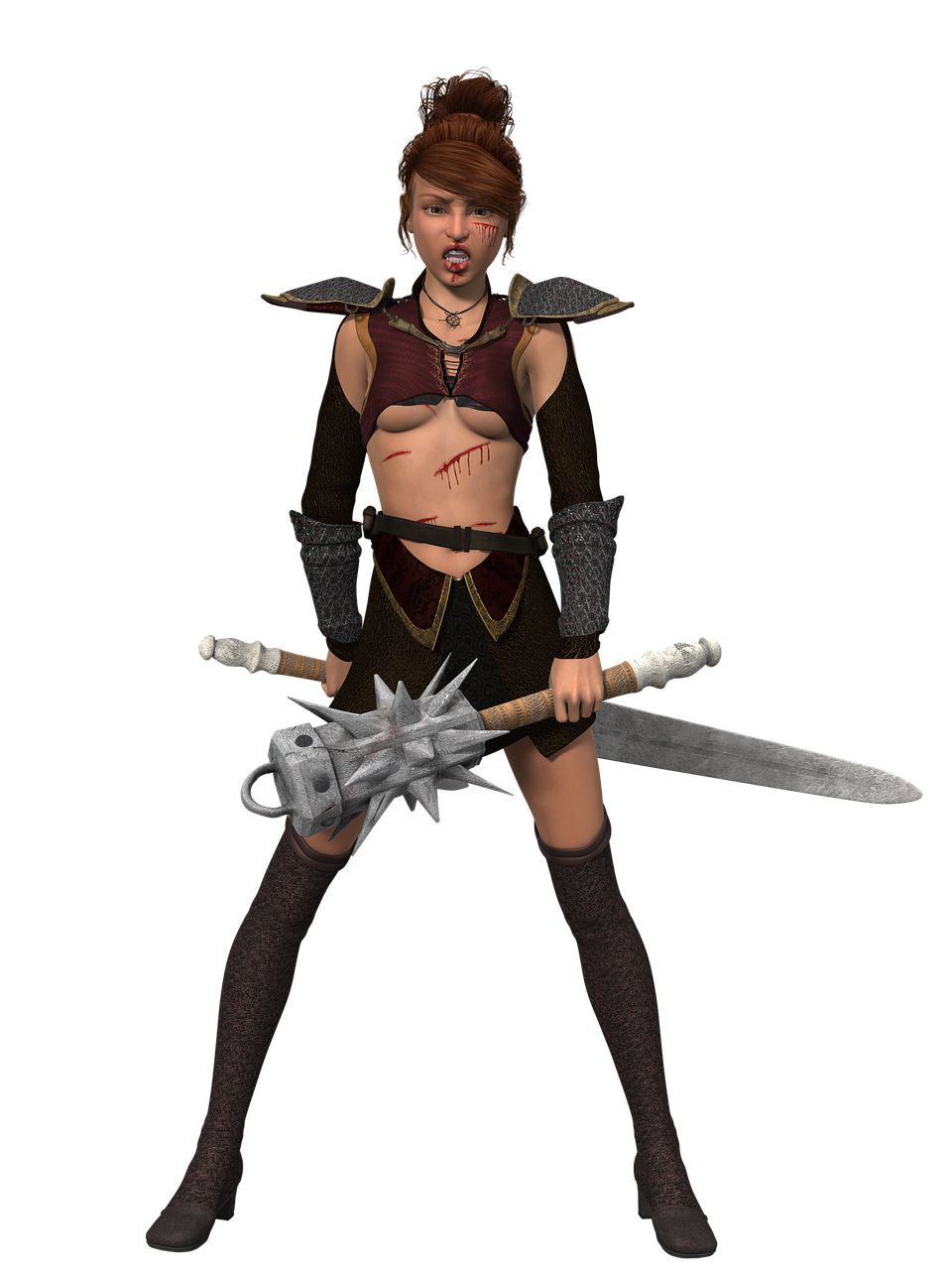 woman warrior amazone free photo