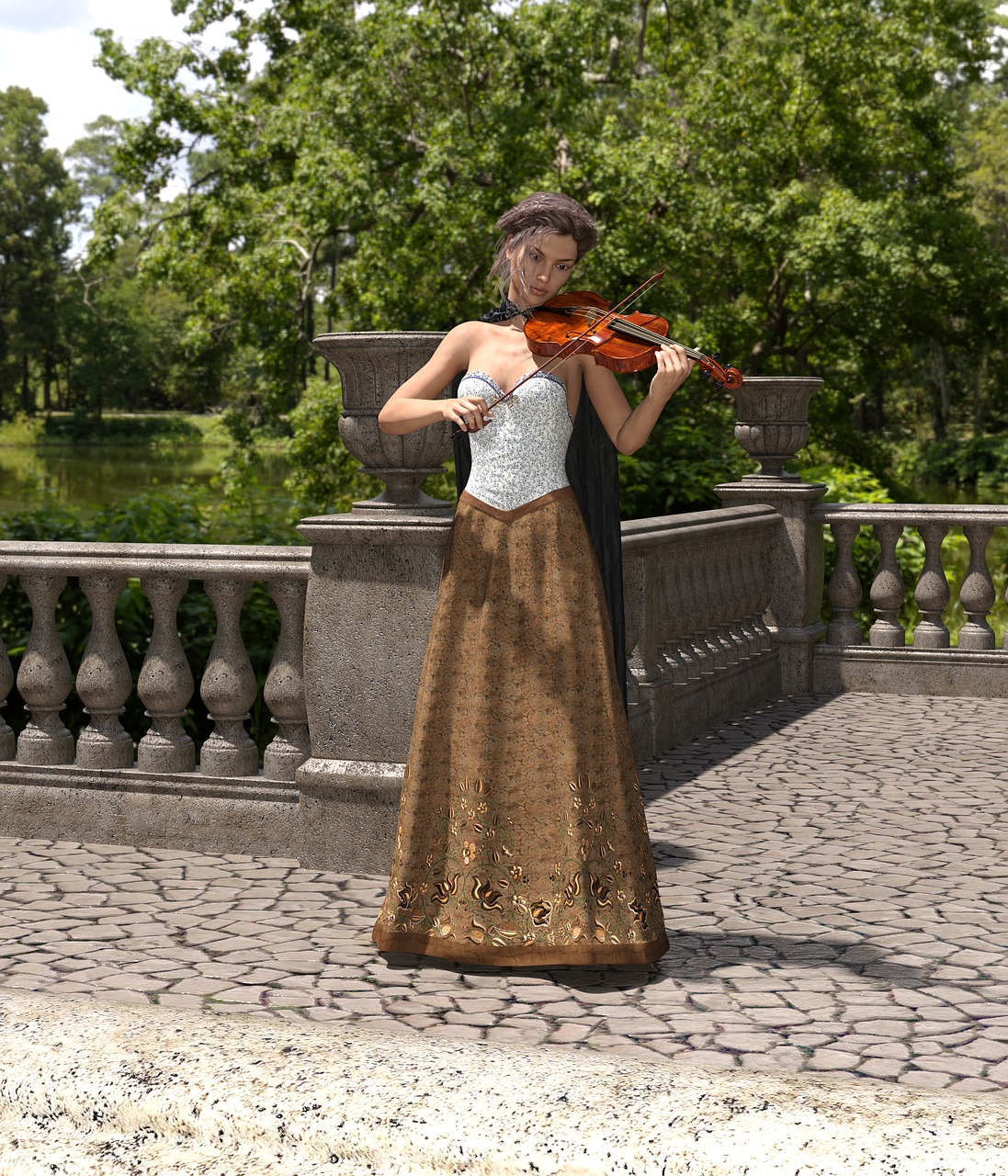 woman violin play free photo
