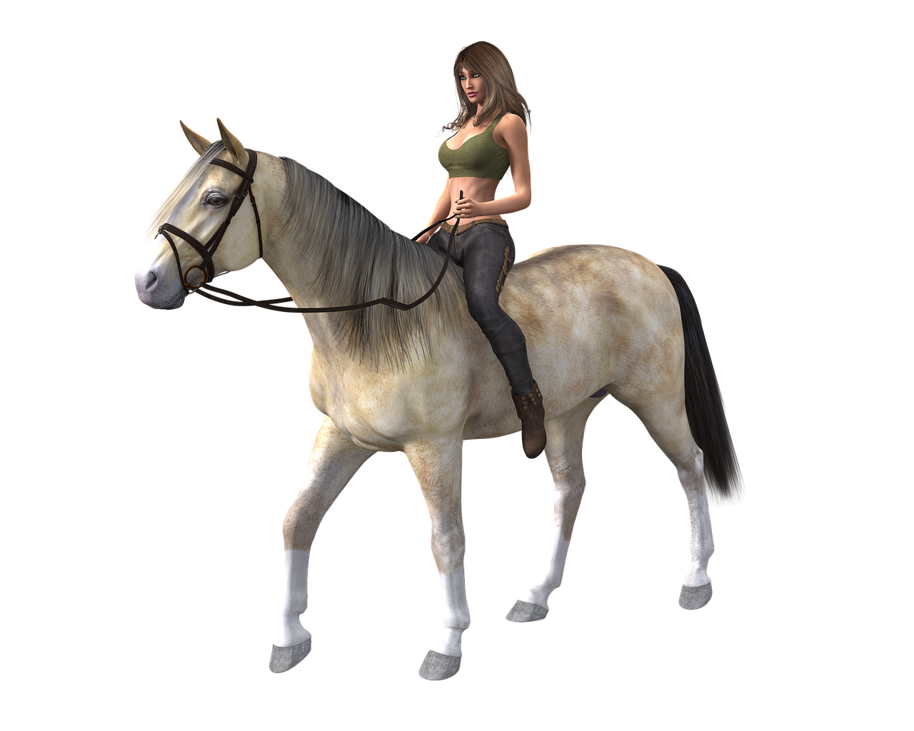 woman horse ride free photo