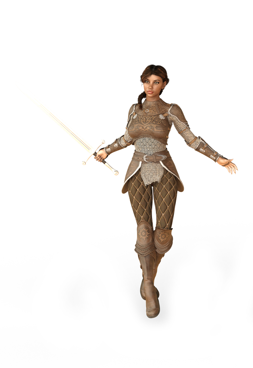 woman sword amazone free photo