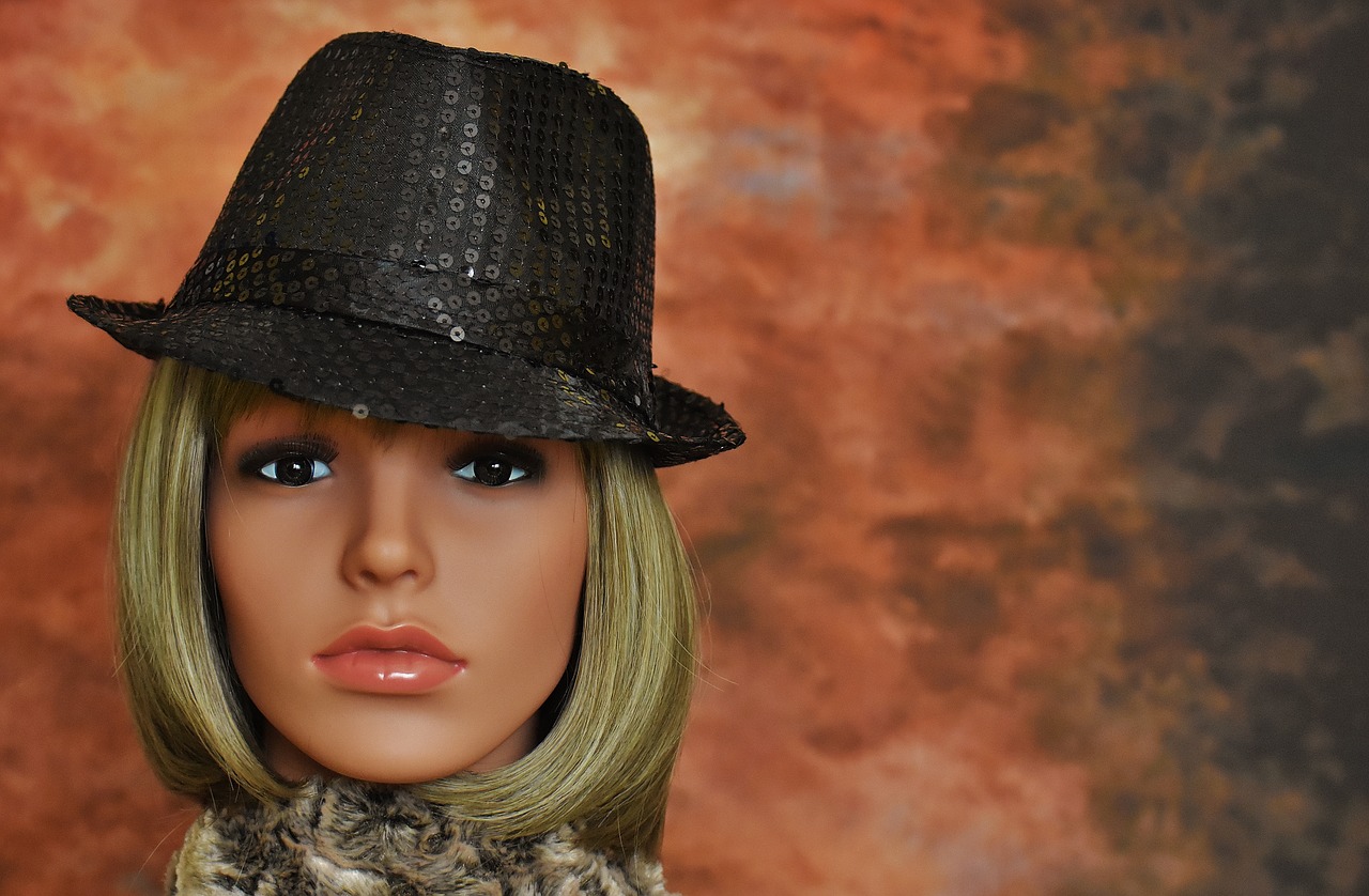 woman hat black free photo