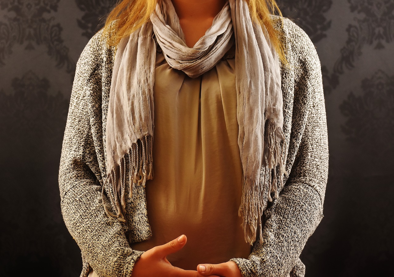 woman fashion scarf free photo