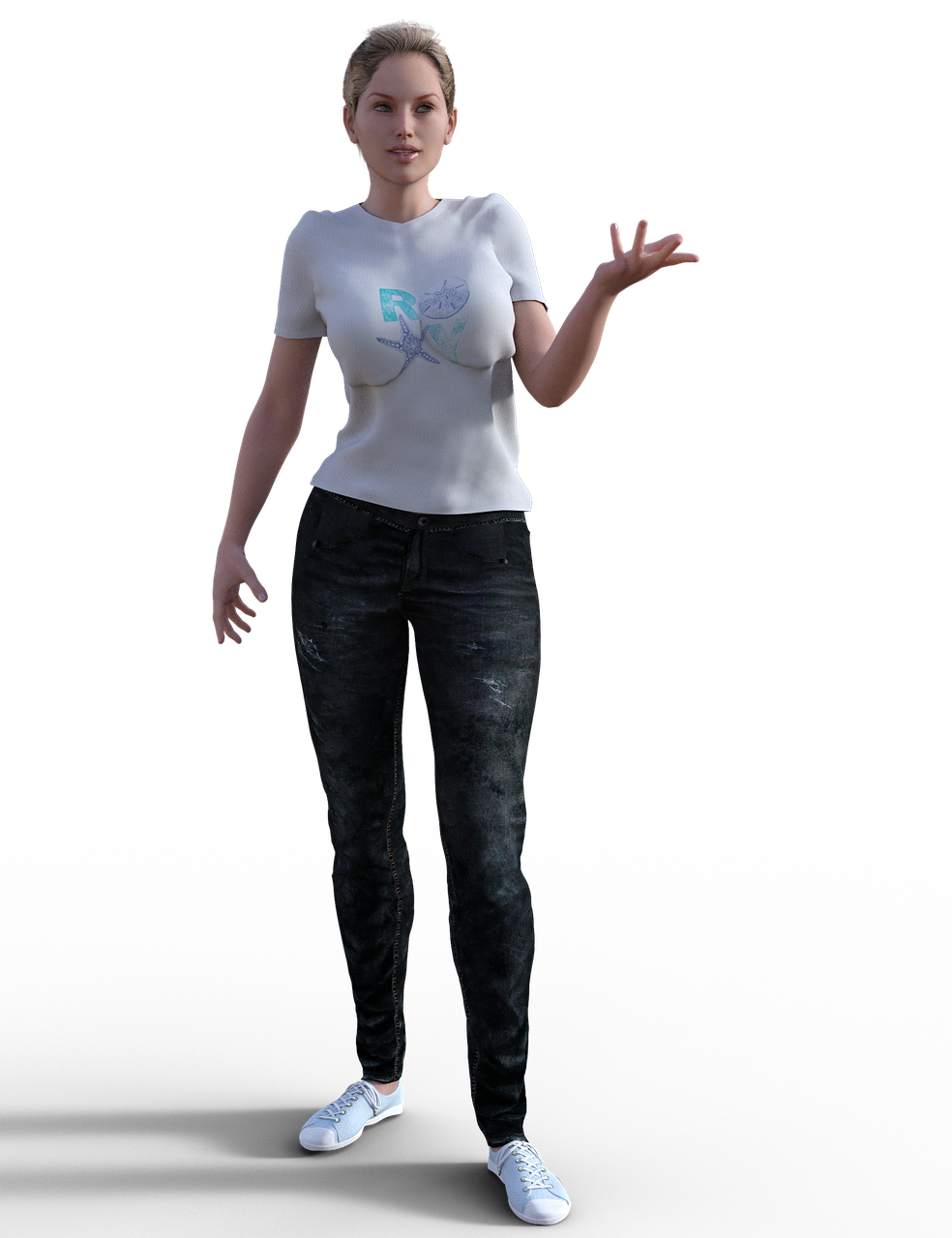 Download Free Photo Of Woman Pose Playful Render 3d From Needpix Com