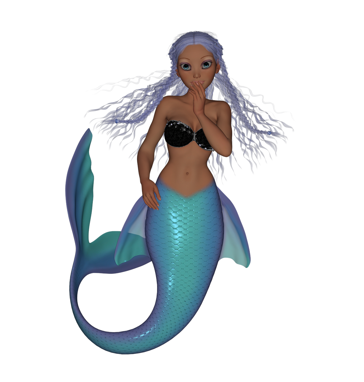 woman mermaid female free photo