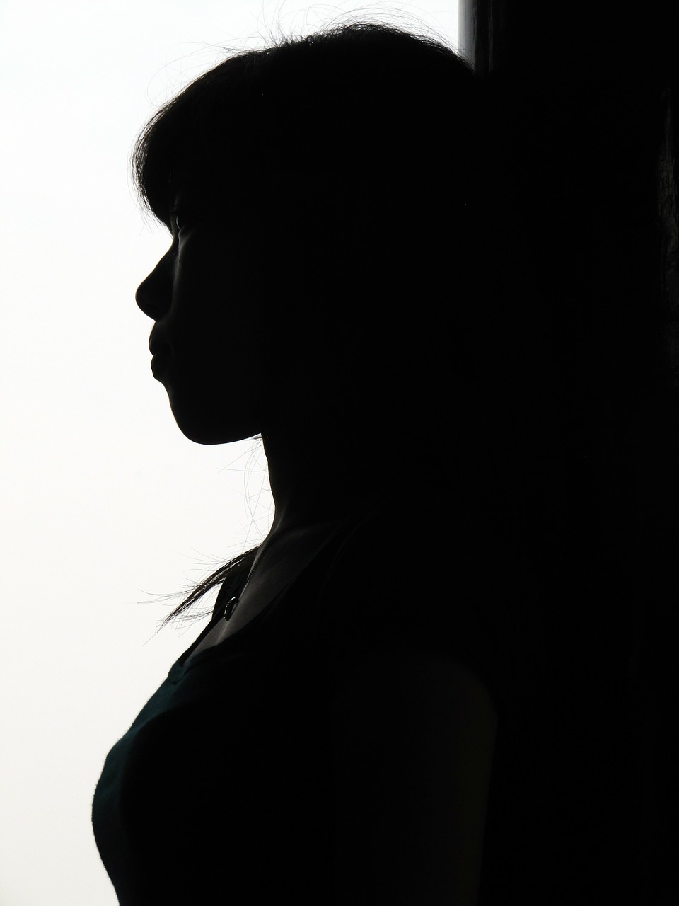 woman silhouette girl free photo