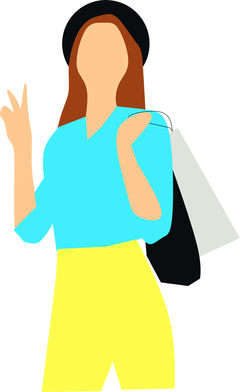 woman shopping happy free photo