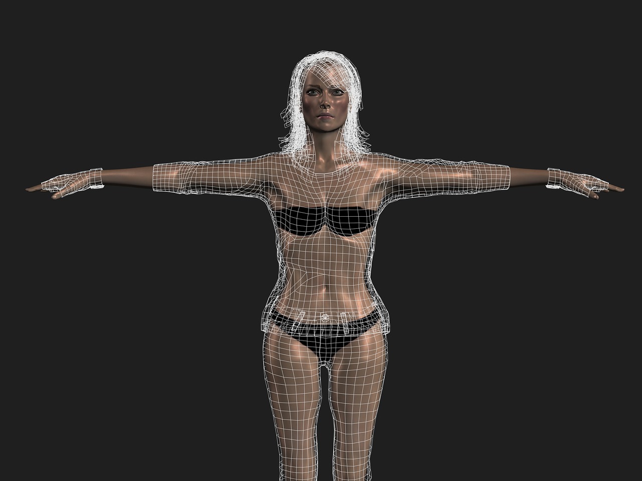 woman 3d animation free photo