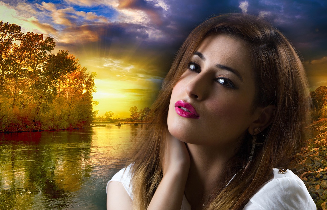 woman dreaming happy free photo