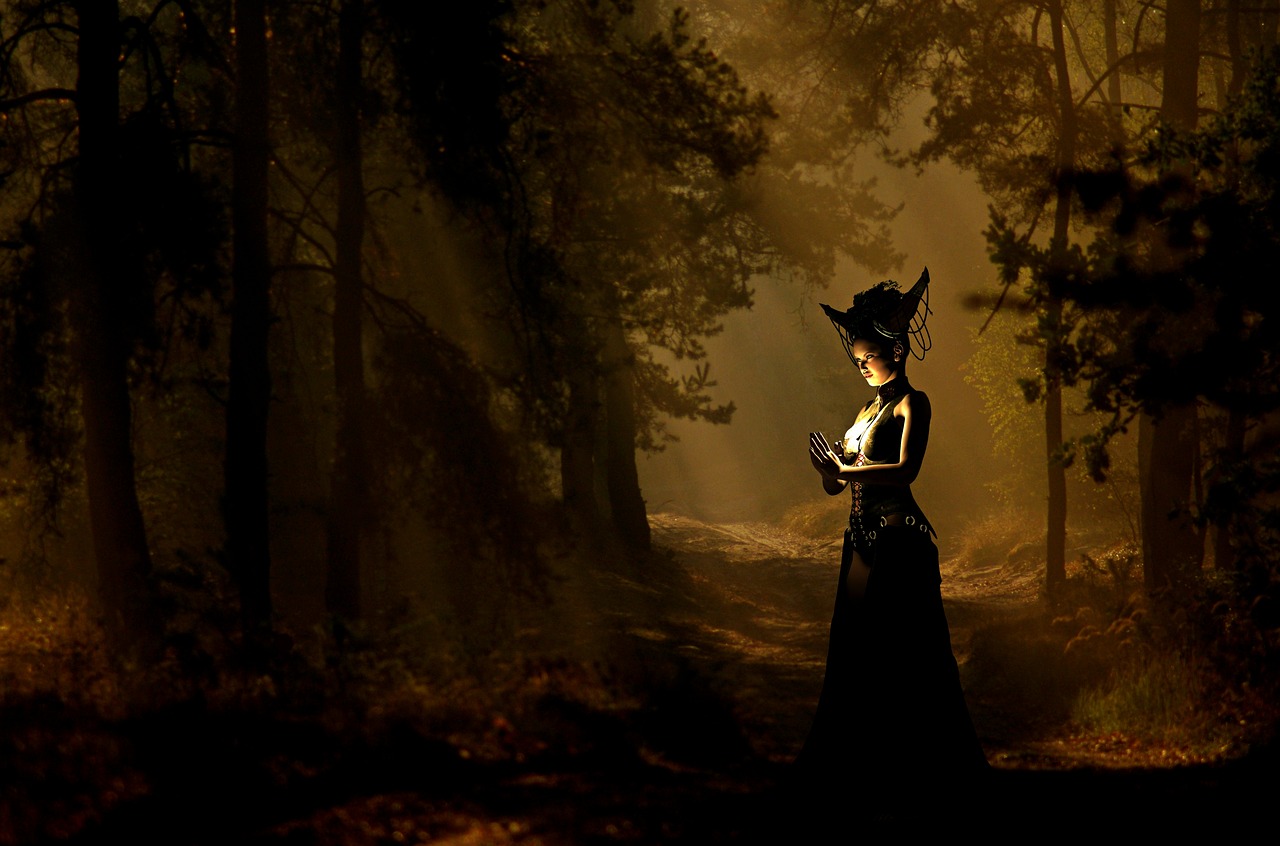 woman sorceress the witch free photo