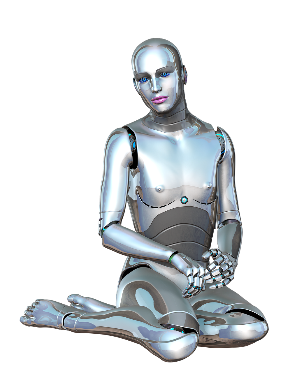 woman robot female free photo