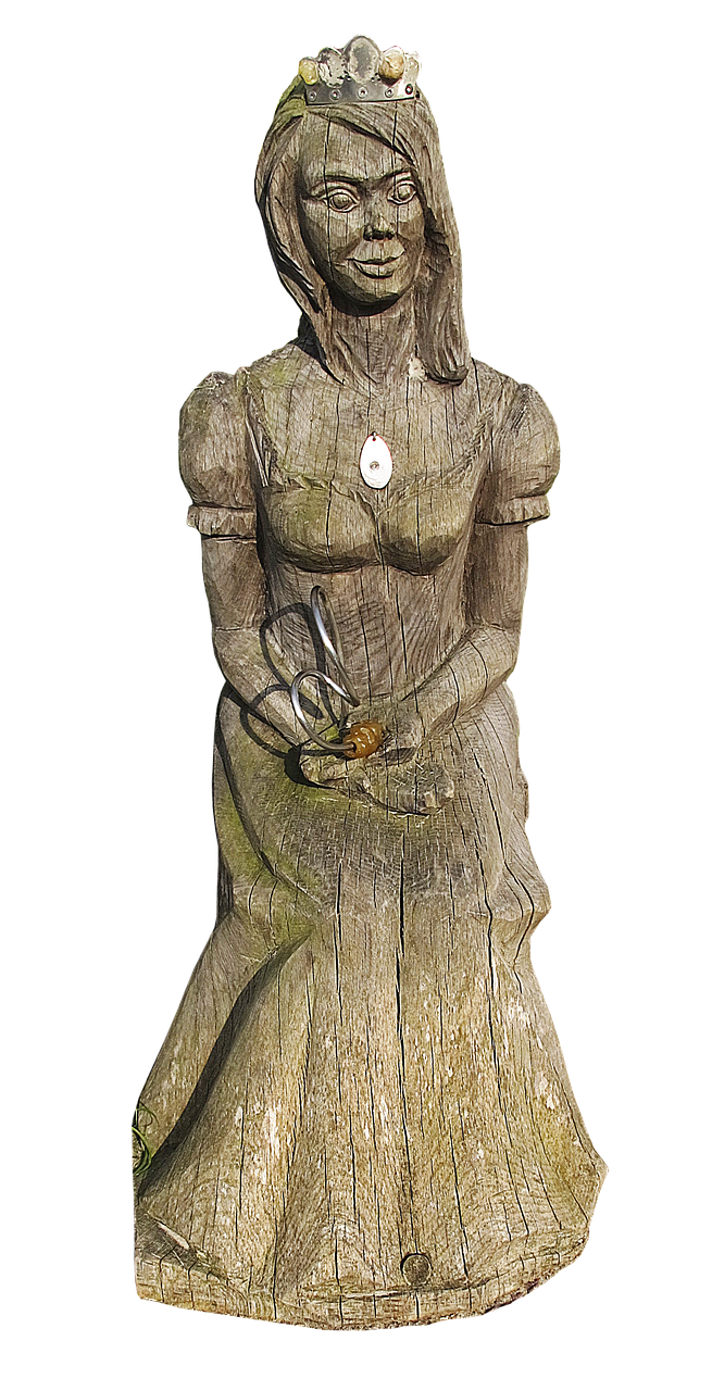 woman sculpture holzfigur free photo